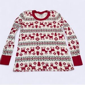 Hanna Andersson Women’s Red Deer Holiday Pajama Top